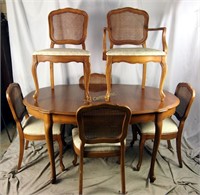 Walter Of Wabash Table & Bernhardt Chairs Set
