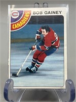 1978 OPC Autograph Series Bob Gainey Hockey Card