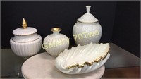 Selection of Lenox porcelain and 24k gold accent