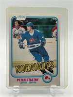 1981-82 Peter Stastny Rookie OPC Hockey Card