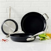 All-Clad Hard-Anodized Fry Pan 3 Piece Set