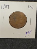 1809 HALF CENT