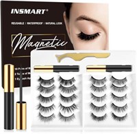 10 Pairs Magnetic Eyelashes, INSMART Magnetic Eyel