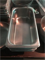 6 Stainless Pans