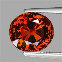 Natural Mandarin Orange Spessartite Garnet {Flawle