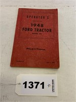 Ford 1948 Ford Tractor Model 8n Operators Manual(3
