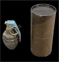 US Army inert dummy practice grenade