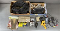 Vtg Tyco & Aurora Slot Car Track & Accessories