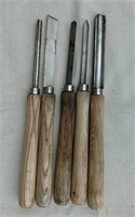 5 pc. Lathe tools