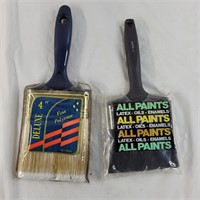 2 new 4" paint brushes