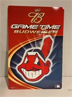 BUDWEISER GAME TIME CLEVELAND INDIANA CHIEF WAHOO