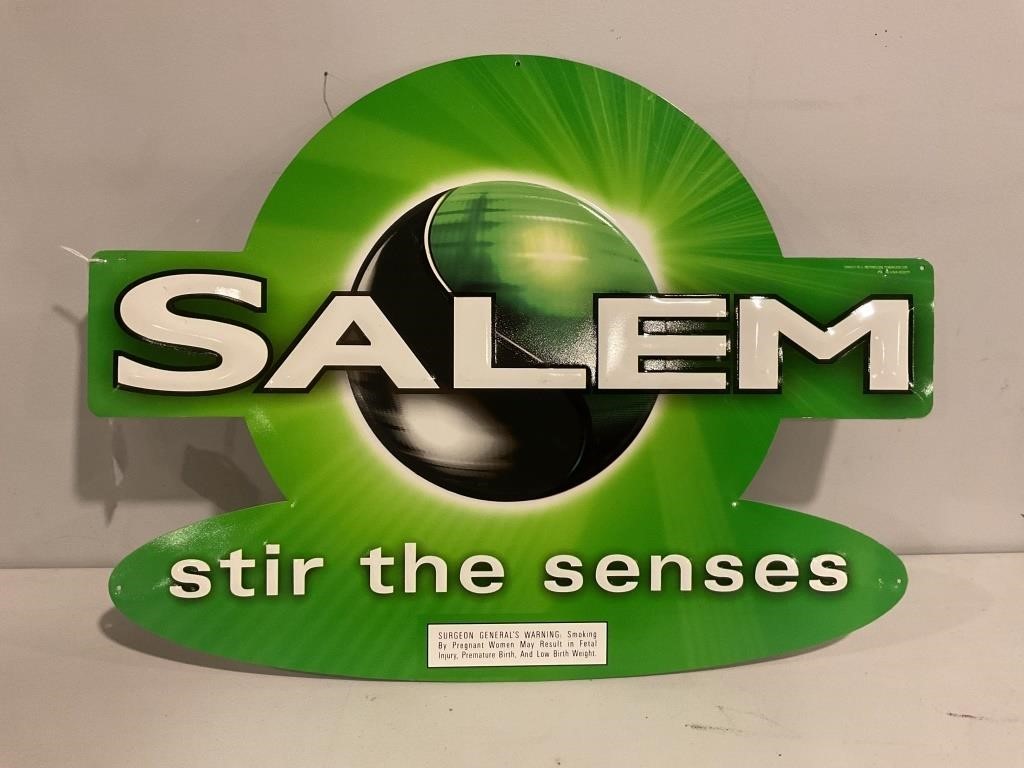 SALEM CIGARETTES STIR THE SENSES METAL EMBOSSED