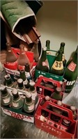 Pop bottles Lot with cases