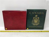 canada stamp collection remnants in ring binder