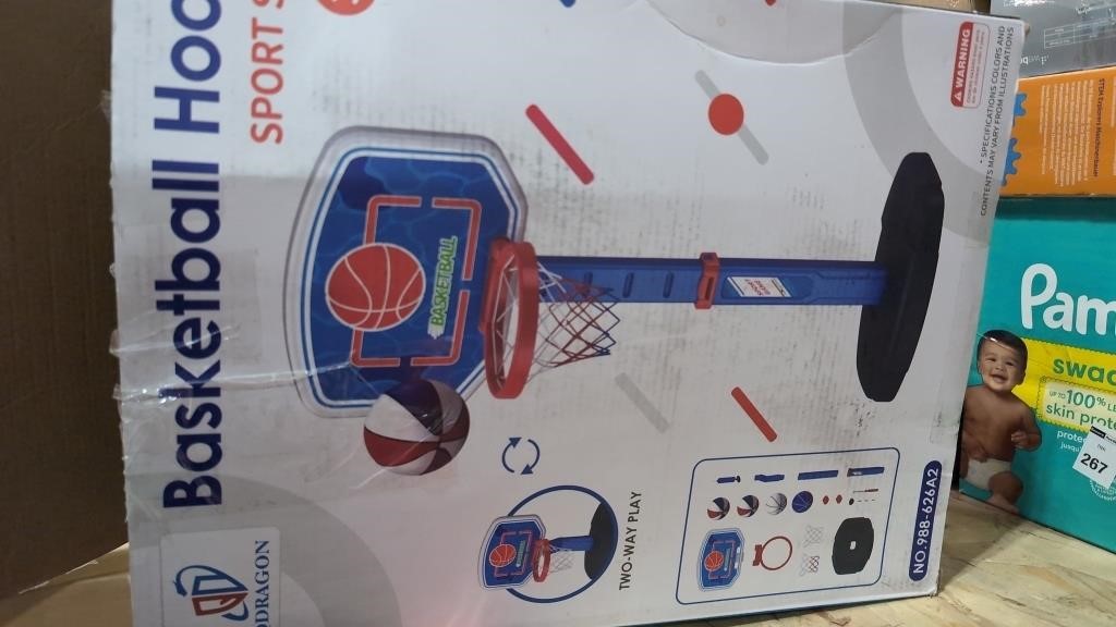 QDRAGON Pool Basketball Hoop, Adjustable Height