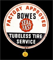 Bowes Tubeless Tire Service Advertising Sign