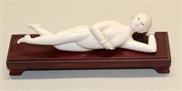 Signed Antique Chinese Medical Model Nude Lady