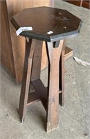 Country Pine Octagon End Table.