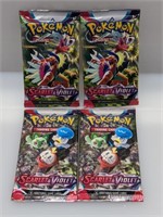 (4) Pokemon Scarlet & Violet Packs