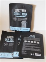 LOT 4 NEW DONKEY MILK GEL FACIAL MASK