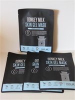 LOT 4 NEW DONKEY MILK GEL FACIAL MASK