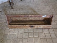 Vintage wood Tool box
