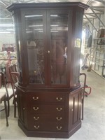 China cabinet with 4 drawers (approx 7ft tall)