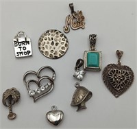 Sterling Silver Charms & Pendants