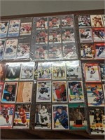 10 Pages of Asst. Hockey Cards