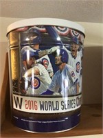 Chicago Cubs World Champ popcorn tin