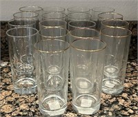 T - 18 PIECES ROYAL DOULTON HIGHBALL GLASSES (K5)