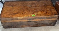 Wood carpenters chest-10"tall,17”deep,34”across