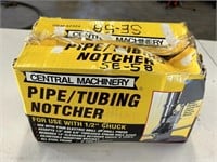 Central Machinery Pipe/Tubing Notcher Never Used