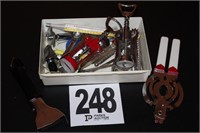 Assorted Corkscrew, Bottle Opener, Etc.