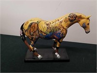 Vintage 7.5 x 6 in trail of painted ponies 1E /