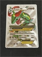 M Rayquaza EX Silver Foil Pokémon Card