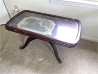 Glass Inlayed Coffee Table