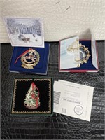 (3) White House Christmas Ornaments