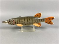 Bill Green Musky Fish Spearing Decoy, LaPrairie,