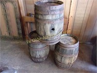 Vintage Oak Barrels