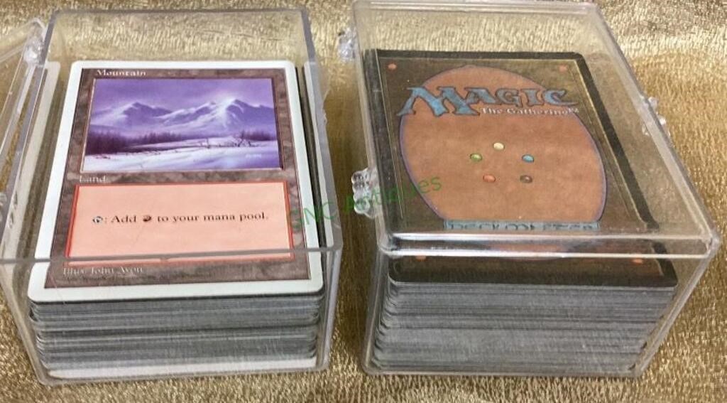 Two boxes of 1997 Magic the Gathering trading