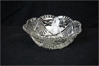 American Brilliant Cut  Glass Bowl