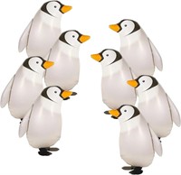 Lot of 7: 8 PCS Penguin Walking Balloons, 22.8