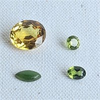 Faceted Gemstones - 4 assorted