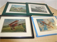 SELECTION OF FOIL ART OF PLANES