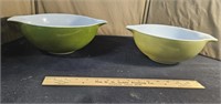 2 Pyrex Cinderella bowls, large & medium