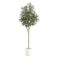 Nearly Natural 6ft. Artificial Olive Tree with