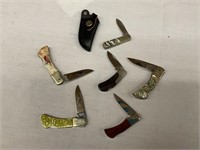 Assorted Mimi pocket knives