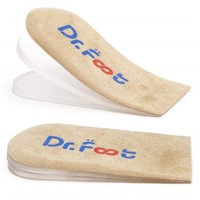 Dr.Foot Adjustable Orthopedic Heel Lift Inserts, H
