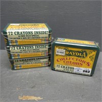 (4) Sealed Tins of Crayola Crayons